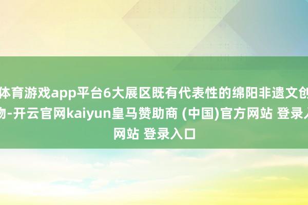 体育游戏app平台6大展区既有代表性的绵阳非遗文创产物-开云官网kaiyun皇马赞助商 (中国)官方网站 登录入口