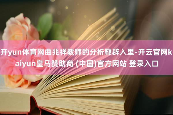 开yun体育网曲兆祥教师的分析鞭辟入里-开云官网kaiyun皇马赞助商 (中国)官方网站 登录入口